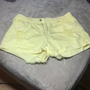 Never worn Distressed shorts